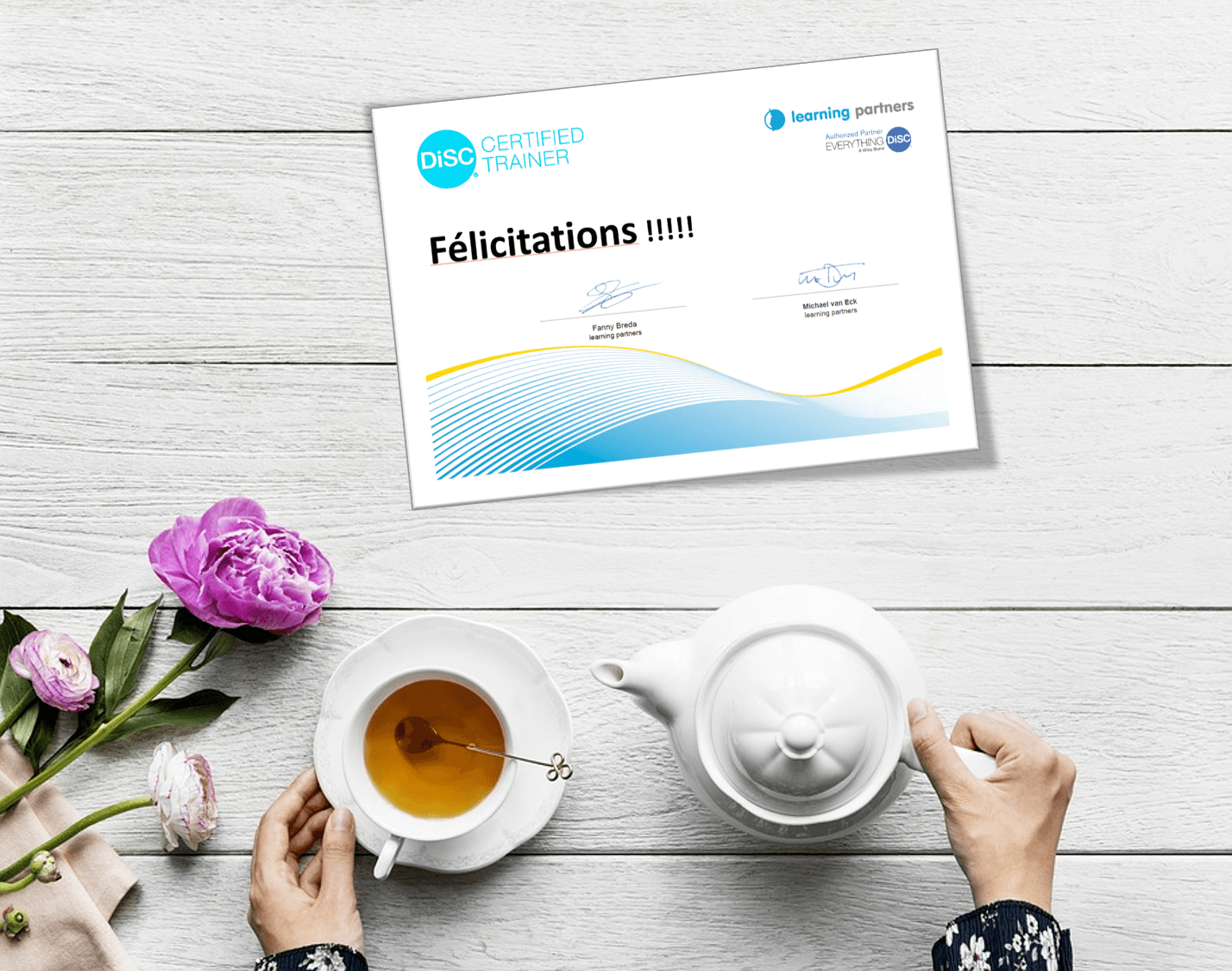 Félicitations certification disc 